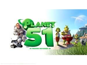 Bureaubladachtergronden Planet 51