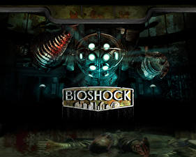 Bakgrundsbilder på skrivbordet BioShock dataspel