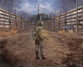 Papel de Parede Desktop STALKER S.T.A.L.K.E.R.: Shadow of Chernobyl videojogo