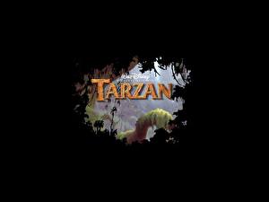 Bakgrundsbilder på skrivbordet Disney Tarzan Tecknat