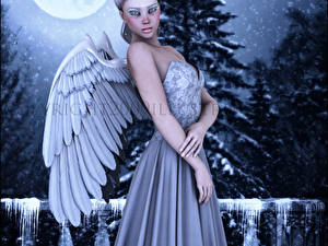 Pictures Angel 3D Graphics Fantasy Girls