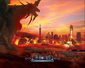 Bureaubladachtergronden Aion: Tower of Eternity computerspel