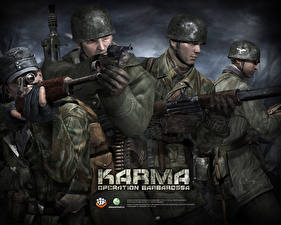 Bureaubladachtergronden Karma: Operation Barbarossa computerspel