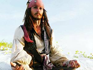 Bureaubladachtergronden Pirates of the Caribbean Pirates of the Caribbean: Dead Man's Chest Johnny Depp Films