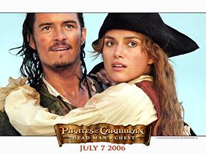 Papel de Parede Desktop Piratas das Caraíbas Pirates of the Caribbean: Dead Man's Chest Keira Knightley Filme