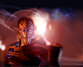 Bakgrundsbilder på skrivbordet Mass Effect