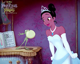 Bureaubladachtergronden Disney De prinses en de kikker Cartoons