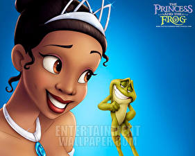 Bureaubladachtergronden Disney De prinses en de kikker