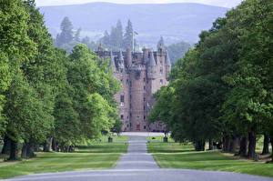 Desktop hintergrundbilder Burg Schottland Städte