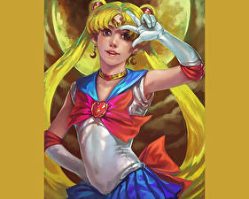 Bureaubladachtergronden Sailor Moon