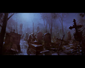 Picture Gothic Fantasy Graveyard