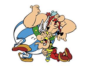 Bureaubladachtergronden Asterix &amp; Obelix Cartoons