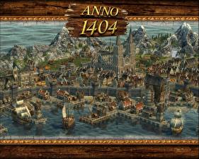 Bureaubladachtergronden Anno Anno 1404 computerspel