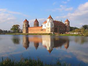 Pictures Castles Belarus Cities