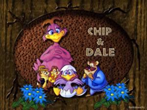 Fondos de escritorio Simpsons Disney Chip y Dale