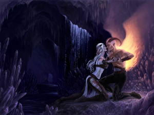 Hintergrundbilder Liebe Paare in der Liebe  Fantasy