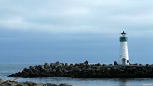 Tapety na pulpit Wybrzeże Latarnie morskie  przyroda