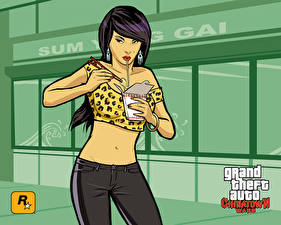 Fonds d'écran Grand Theft Auto Grand Theft Auto: Chinatown Wars jeu vidéo