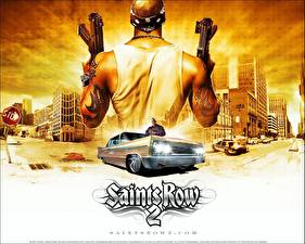 Bakgrundsbilder på skrivbordet Saints Row Saints Row 2 Datorspel