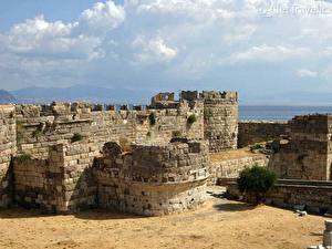 Фотографии Руины Греция Крепость на острове Кос Города