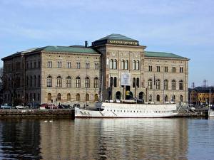 Фотография Известные строения Швеция Швеция. Стокгольм. Национальный муз город