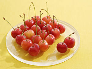Bakgrunnsbilder Frukt Kirsebær Mat