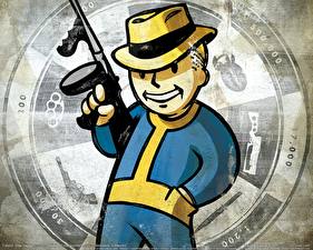 Bakgrundsbilder på skrivbordet Fallout Fallout New Vegas dataspel