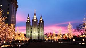Picture Famous buildings USA Tower Salt Lake City Cities