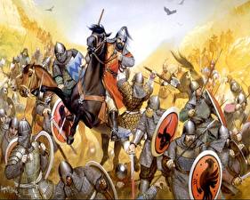 Картинки Сражения Crusaders Фантастика