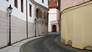 Bureaubladachtergronden Gebouw Tsjechië Praag Steden
