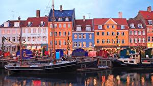 桌面壁纸，，房屋，丹麦，哥本哈根，城市