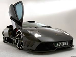 Papel de Parede Desktop Lamborghini Porta aberta carro