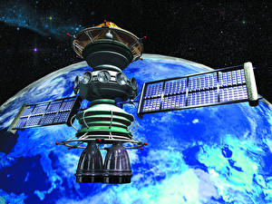 Wallpaper Orbital stations Space