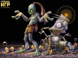 Fonds d'écran Oddworld. Munchs Oddysee