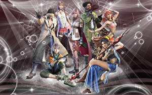Bureaubladachtergronden Final Fantasy Final Fantasy XIII Computerspellen