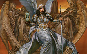 Image Warriors Angel Swords Fantasy Girls