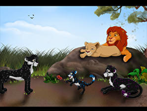 Fondos de escritorio Disney El rey león Animación