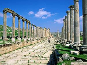 Fotos Ruinen Säulen Städte