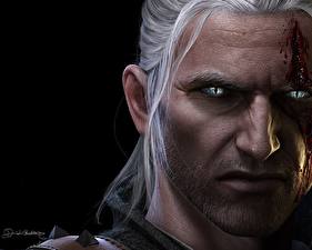 Tapety na pulpit The Witcher Geralt of Rivia The Witcher 2: Assassins of Kings gra wideo komputerowa
