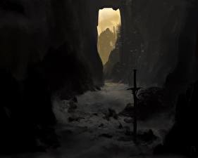 Fonds d'écran Grotte Fantasy