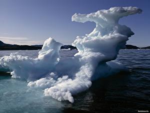 Papel de Parede Desktop Iceberg Naturaleza
