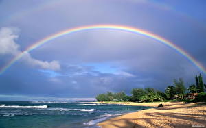 Photo Coast Rainbow Nature