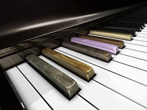 Bakgrundsbilder på skrivbordet Musikinstrument Pianino