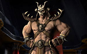 Papel de Parede Desktop Mortal Kombat Shao Kahn videojogo
