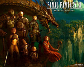 Bakgrundsbilder på skrivbordet Final Fantasy Final Fantasy XI