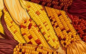Fotos Gemüse Mais Lebensmittel