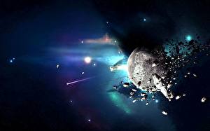 Papel de Parede Desktop Asteroide