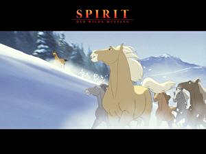 Bakgrundsbilder på skrivbordet Spirit – Hästen från vildmarken
