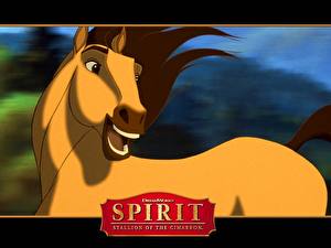 Papel de Parede Desktop Spirit: Stallion of the Cimarron