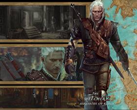 Papel de Parede Desktop The Witcher Geralt de Rívia The Witcher 2: Assassins of Kings